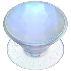 Telefono laikiklis Popsockets Luxe Iridescent Dichroic – baltas