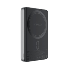 Acefast M12-10000 Powerbank PD20W ultra-plonas, suderinamas su MagSafe – juodas