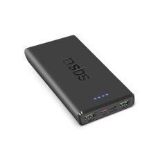 Išorinė baterija Powerbank SBS TTBB10000FASTPD20K 10000mAh 20W su Power Delivery – juoda