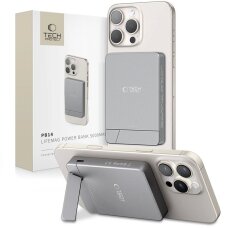 Išorinė baterija Powerbank Tech-Protect PB14 LifeMag MagSafe 5000mAh – pilka
