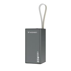 Išorinė baterija Powerbank Wozinsky K65+ 65W 30000mAh 2x USB-C / 1x USB-A – pilka