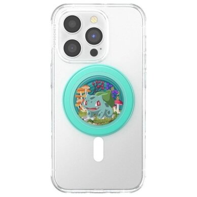 Telefono laikiklis su MagSafe Popsockets 2 Bulbasaur Grip 2