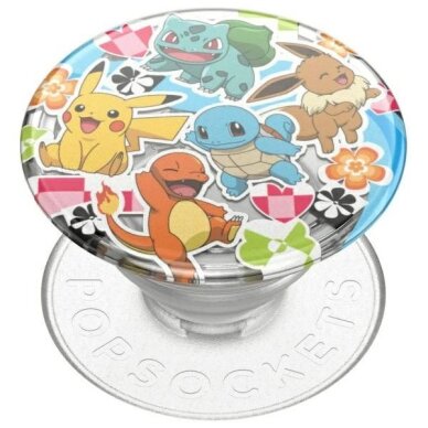 Telefono laikiklis Popsockets 2 Pokemon Multi Transparent