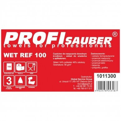 POWER ProfiSauber WET REF 100 soaking cloths - INSERT 1 POWER ProfiSauber WET REF 100 soaking cloths - INSERT 1