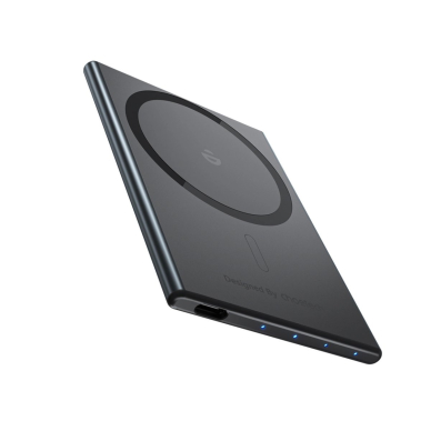 Choetech SuperThin B708 Powerbank 2000mAh indukcinis 5W su MagSafe / Qi – juodas 2