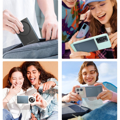 Choetech SuperThin B708 Powerbank 2000mAh indukcinis 5W su MagSafe / Qi – juodas 6