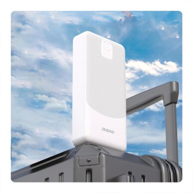 Išorinė baterija Powerbank Dudao K10Pro 20000mAh 2.4A 2x USB-A – balta 1 Išorinė baterija Powerbank Dudao K10Pro 20000mAh 2.4A 2x USB-A – balta 1