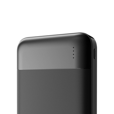 Dudao K18-1W Powerbank 10000mAh USB-A / USB-C / Micro USB – juodas 4