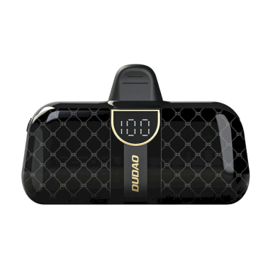 Powerbank Dudao K20SC 5000mAh mini 2x USB-C - Juodas 1 Powerbank Dudao K20SC 5000mAh mini 2x USB-C - Juodas 1