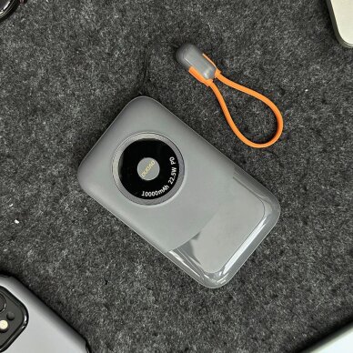 Išorinė baterija Powerbank Dudao K21 Mini 10000mAh 22.5W USB-A / USB-C – pilka 2