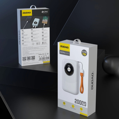 Dudao K21Pro Mini Powerbank 20000mAh 22.5W – baltas 5