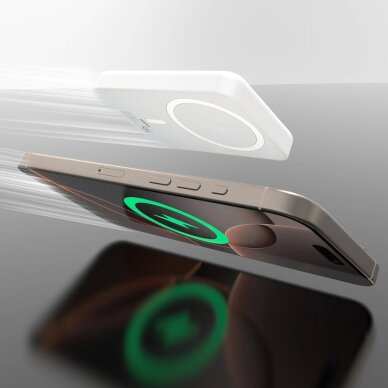 Išorinė baterija Powerbank Dudao K26S 5000mAh 20W USB-A / USB-C / MagSafe – balta 4