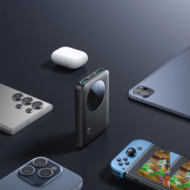 Joyroom JR-PBF13 Powerbank 5000mAh 2.4A 2x USB-A 1x USB-C – juodas 9