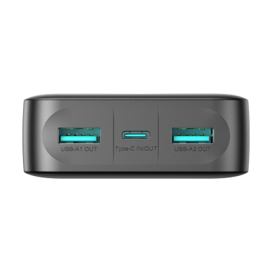 Joyroom JR-PBF14 Powerbank 20000mAh 2.4A 2x USB-A 1x USB-C – juodas 4