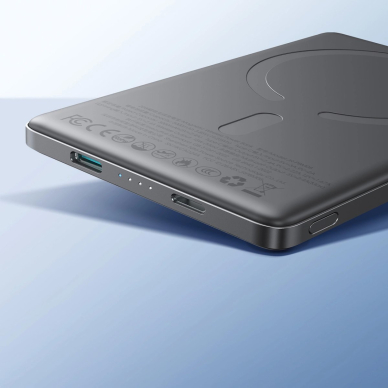 Joyroom JR-PBM08 Powerbank 5000mAh 20W su belaidžiu įkrovimu – pilkas 12