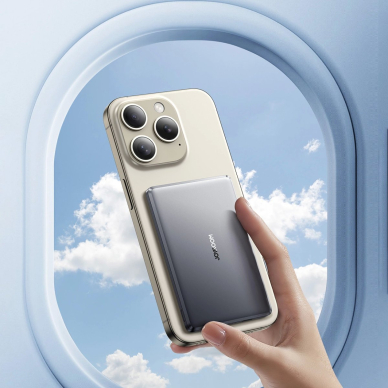 Joyroom JR-PBM08 Powerbank 5000mAh 20W su belaidžiu įkrovimu – pilkas 13