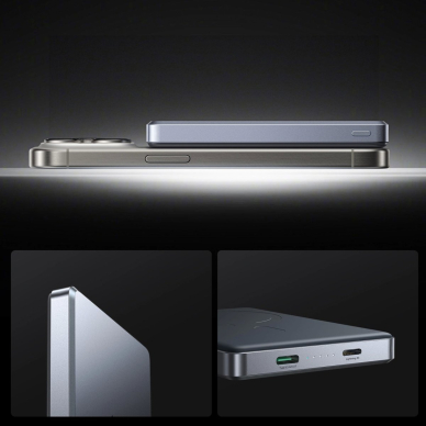 Joyroom JR-PBM08 Pro Powerbank 10000mAh – pilkas 10 Joyroom JR-PBM08 Pro Powerbank 10000mAh – pilkas 10