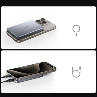 Joyroom JR-PBM08 Pro Powerbank 10000mAh – pilkas 12