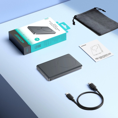 Joyroom JR-PBM08 Pro Powerbank 10000mAh – pilkas 8 Joyroom JR-PBM08 Pro Powerbank 10000mAh – pilkas 8