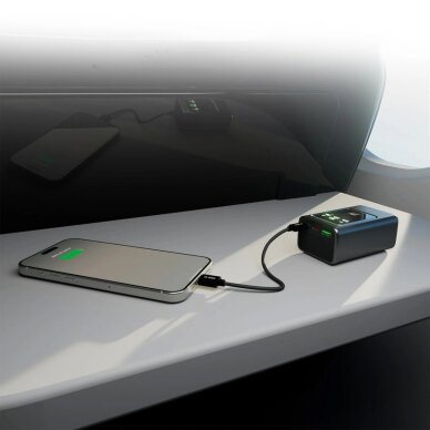 Išorinė baterija Powerbank SBS 10000mAh PD 35W su LCD ekranu – pilka 8 Išorinė baterija Powerbank SBS 10000mAh PD 35W su LCD ekranu – pilka 8