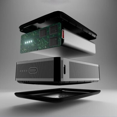 Išorinė baterija Powerbank SBS 20000mAh 65W PD AFC USB-C / USB-A nešiojamam kompiuteriui, planšetei ir išmaniajam telefonui – juoda 2