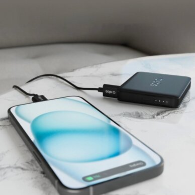 Išorinė baterija Powerbank SBS NanoTube 5000mAh didelio tankio – juoda 10