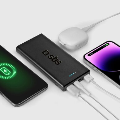 Išorinė baterija Powerbank SBS TTBB10000FASTPD20K 10000mAh 20W su Power Delivery – juoda 7 Išorinė baterija Powerbank SBS TTBB10000FASTPD20K 10000mAh 20W su Power Delivery – juoda 7