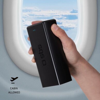Išorinė baterija Powerbank SBS TTBB30000PD20K 30000mAh 2x USB-C / 2x USB-A – juoda 2