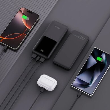 Išorinė baterija Powerbank Tech-Protect PB01 10000mAh 22.5W – juoda 5