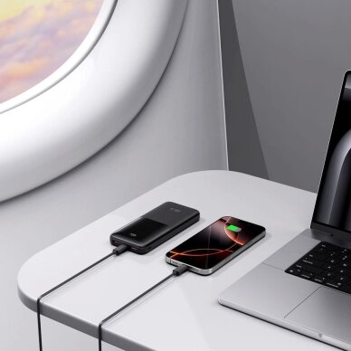 Išorinė baterija Powerbank Tech-Protect PB01 10000mAh 22.5W – juoda 7 Išorinė baterija Powerbank Tech-Protect PB01 10000mAh 22.5W – juoda 7