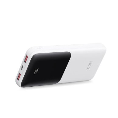Išorinė baterija Powerbank Tech-Protect PB01 10000mAh 22.5W – balta 1 Išorinė baterija Powerbank Tech-Protect PB01 10000mAh 22.5W – balta 1