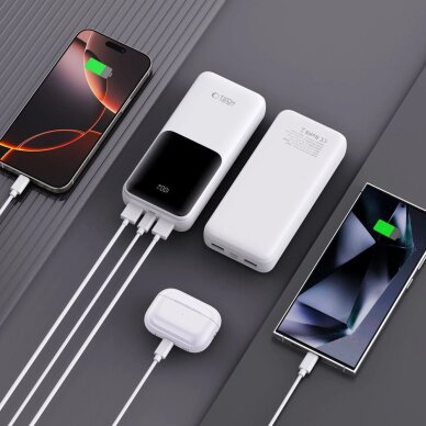 Išorinė baterija Powerbank Tech-Protect PB02 20000mAh 22.5W – balta 5