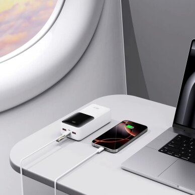 Išorinė baterija Powerbank Tech-Protect PB03 30000mAh 22.5W – balta 7