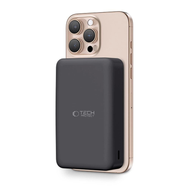 Tech-Protect PB12 LifeMag Powerbank su MagSafe 20000mAh – juodas 1