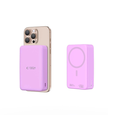 Tech-Protect PB12 LifeMag Powerbank su MagSafe 20000mAh – violetinis 4