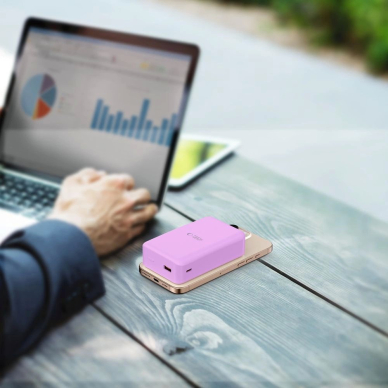 Tech-Protect PB12 LifeMag Powerbank su MagSafe 20000mAh – violetinis 8