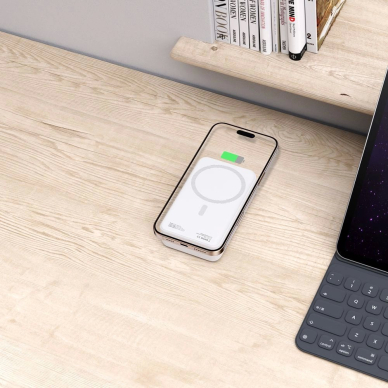 Tech-Protect PB12 LifeMag Powerbank su MagSafe 20000mAh – baltas 6