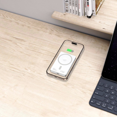 Tech-Protect PB33 LifeMag Powerbank su MagSafe 5000mAh – sidabrinis 6 Tech-Protect PB33 LifeMag Powerbank su MagSafe 5000mAh – sidabrinis 6