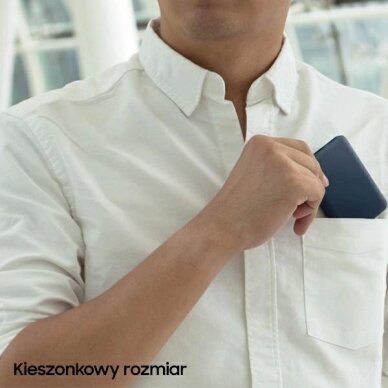 Išorinė baterija Powerbank Uniq Fuele Mini 8000mAh USB-C 18W PD greitas įkrovimas – levandų spalvos 6 Išorinė baterija Powerbank Uniq Fuele Mini 8000mAh USB-C 18W PD greitas įkrovimas – levandų spalvos 6