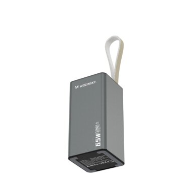 Išorinė baterija Powerbank Wozinsky K65+ 65W 30000mAh 2x USB-C / 1x USB-A – juoda 3 Išorinė baterija Powerbank Wozinsky K65+ 65W 30000mAh 2x USB-C / 1x USB-A – juoda 3