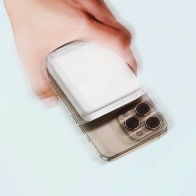 Išorinė baterija Powerbank Wozinsky WLWP-10KA0Y3WS 22.5W PD Qi2 10000mAh su stovu, 1x USB-A / 1x USB-C – balta 29