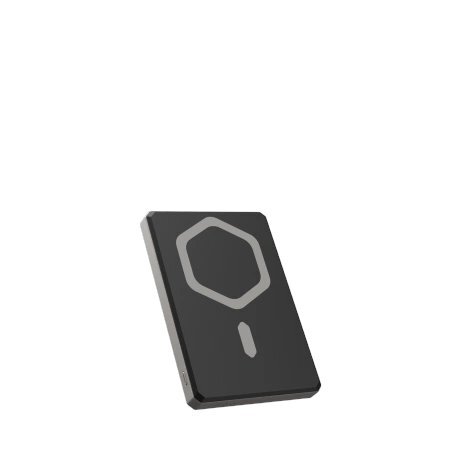 Išorinė baterija Powerbank UAG Ultra Slim 5K 5000mAh su stovu 10W USB-C kabeliu, suderinama su MagSafe – titano spalvos Išorinė baterija Powerbank UAG Ultra Slim 5K 5000mAh su stovu 10W USB-C kabeliu, suderinama su MagSafe – titano spalvos