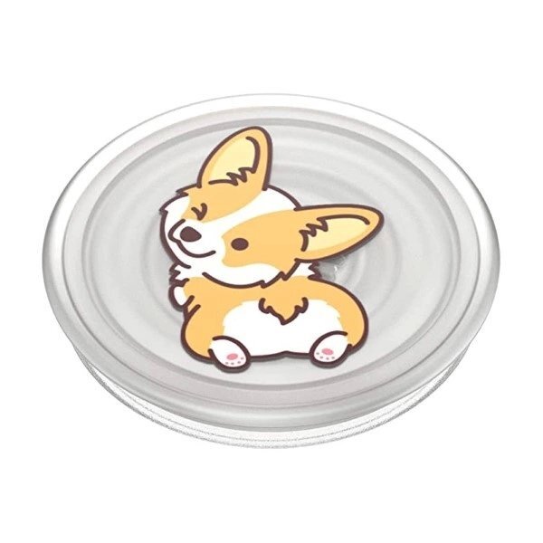 Telefono laikiklis Popsockets PlantCore Grip Cheeky Corgi 1 Telefono laikiklis Popsockets PlantCore Grip Cheeky Corgi 1