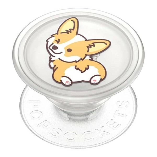 Telefono laikiklis Popsockets PlantCore Grip Cheeky Corgi