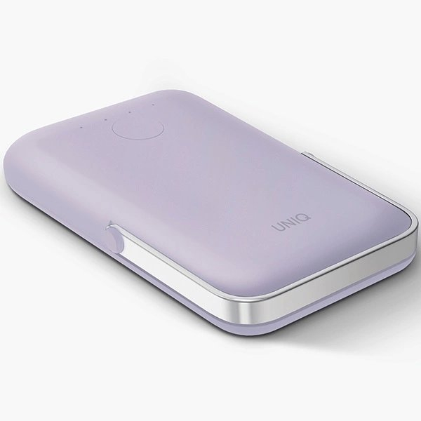 Uniq Hoveo Powerbank magnetinis 5000mAh USB-C 20W PD – violetinis 4