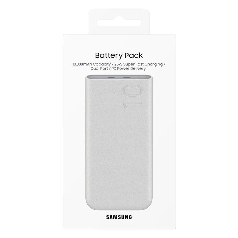 Samsung EB-P3400XUE Powerbank FastCharge 2x USB-C 25W 10000mAh – smėlinis 4 Samsung EB-P3400XUE Powerbank FastCharge 2x USB-C 25W 10000mAh – smėlinis 4