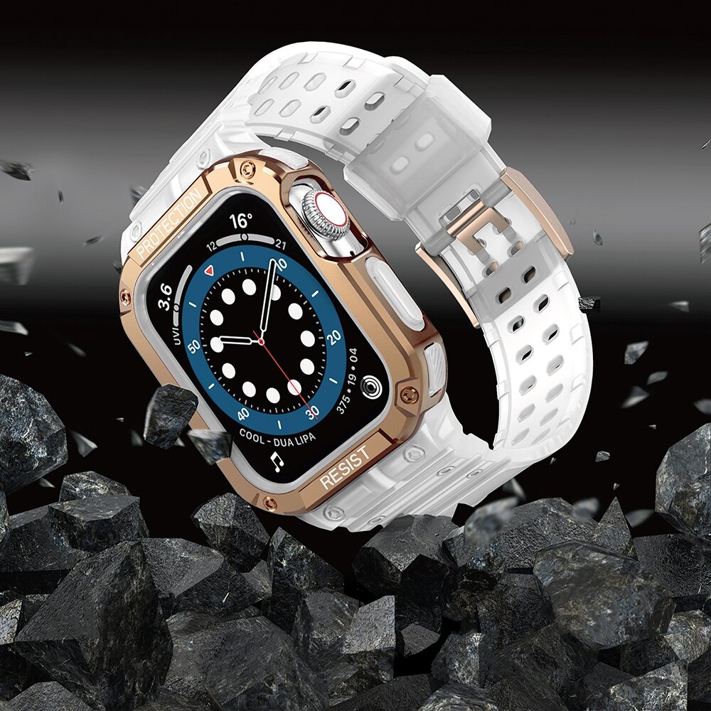 Apyrankė Protect Strap Band for Watch 9 / 8 / 7 / 6 / 5 / 4 / 3 / 2 / SE (45 / 44 / 42mm) Rožinė 5 Apyrankė Protect Strap Band for Watch 9 / 8 / 7 / 6 / 5 / 4 / 3 / 2 / SE (45 / 44 / 42mm) Rožinė 5