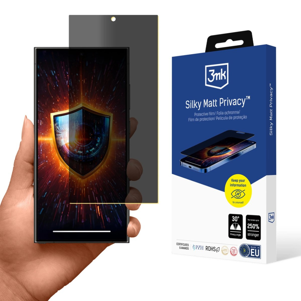 Privacy Plėvelė matte 3mk Silky Matt Privacy Samsung Galaxy S24 Ultra Privacy Plėvelė matte 3mk Silky Matt Privacy Samsung Galaxy S24 Ultra