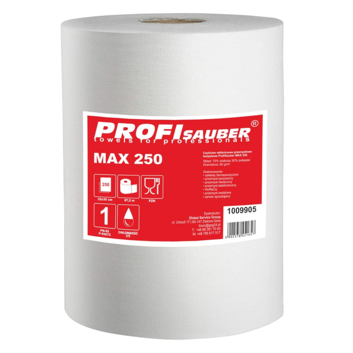 ProfiSauber MAX 250 nonwoven industrial cleaning cloth ProfiSauber MAX 250 nonwoven industrial cleaning cloth