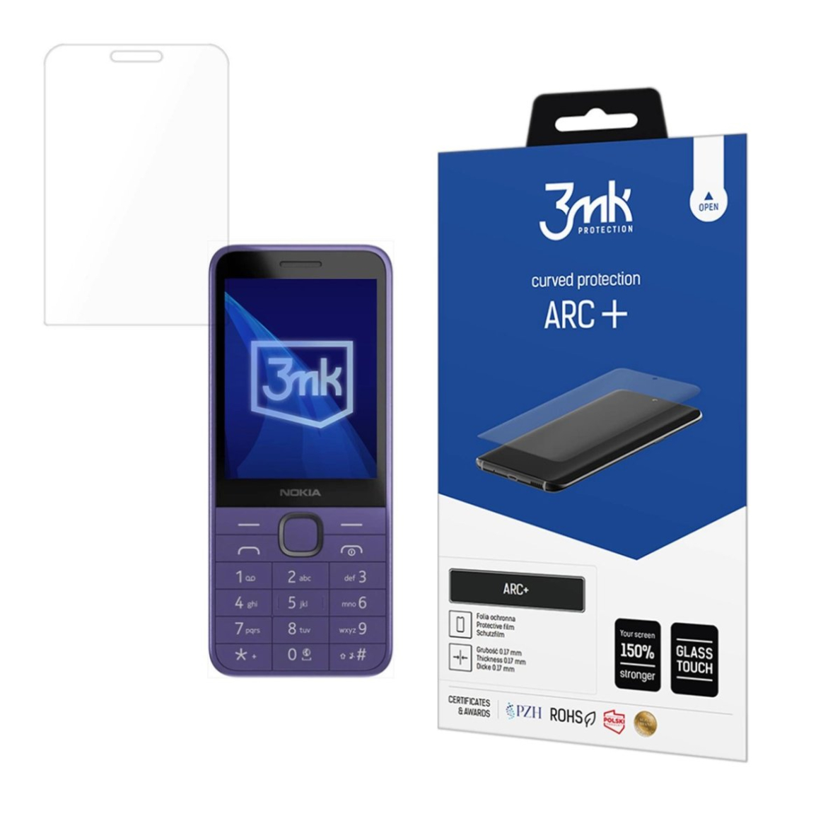 Nokia 235 4G / 215 4G Apsauginė plėvelė 3mk ARC+